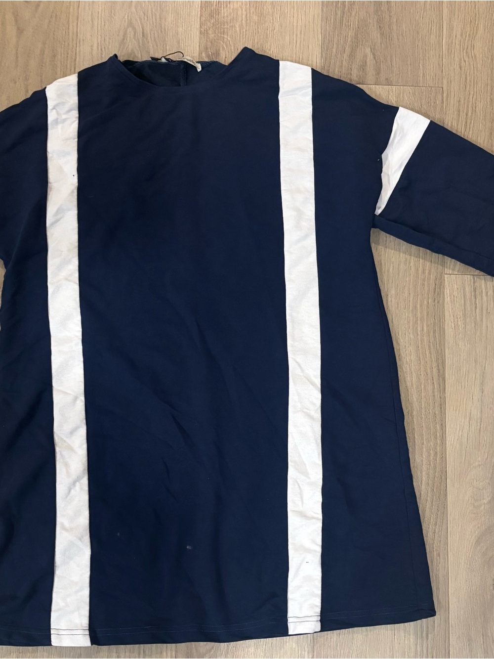 Women's Navy Tunic with White Stripes